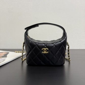 CHANEL 샤넬 스몰 호보백 캐비어 21cm