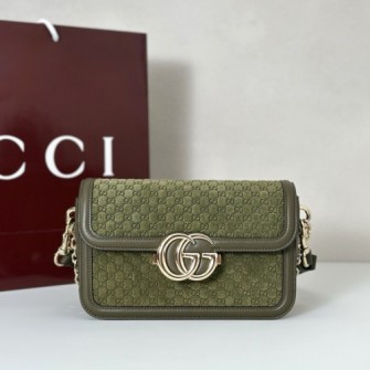 GUCCI 구찌 고 스몰 숄더백 포레스트 그린 숄더백