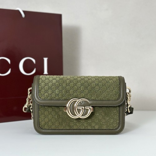 GUCCI 구찌 고 스몰 숄더백 포레스트 그린 숄더백