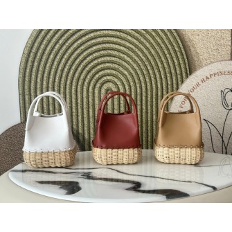 LORO PIANA 로로피아나 몰트 딥 퀴멜 선 송아지가죽 베일백