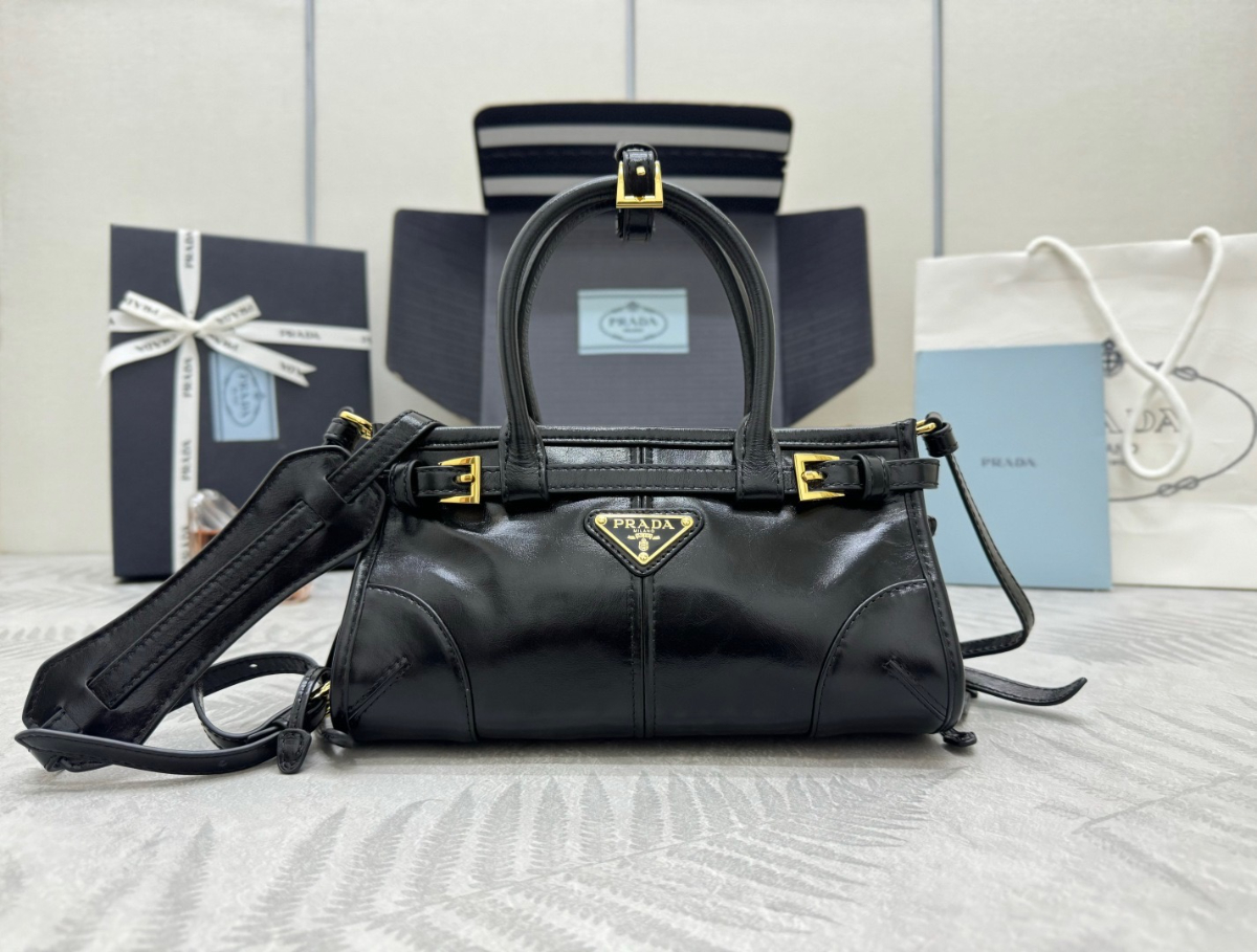 PRADA 프라다 보니 미니 가죽 핸드백 23.5cm (6칼라)