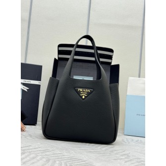 PRADA 프라다 레더 호보 토트백 미듐 25cm 1BG335