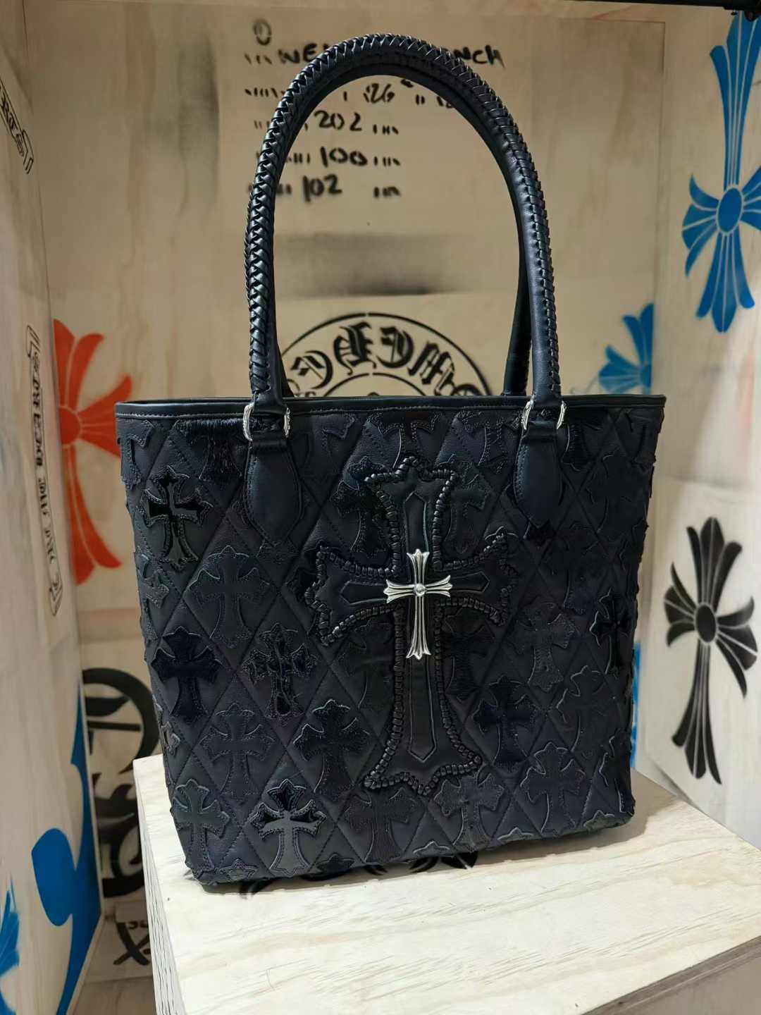 CHROME HEARTS 크롬하츠 패치 토트백 40cm (925실버) #18216225