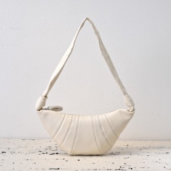 LEMAIRE 르메르 크루아상 범백 나파 레더 소프트 크로스백 미듐 (5칼라) #17130225