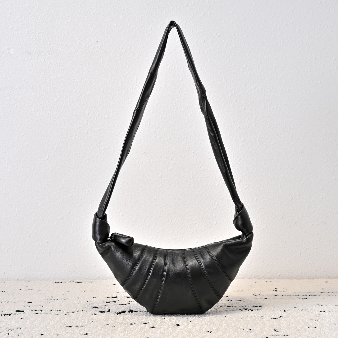 LEMAIRE 르메르 크루아상 범백 나파 레더 소프트 크로스백 스몰 (5칼라) #17040225