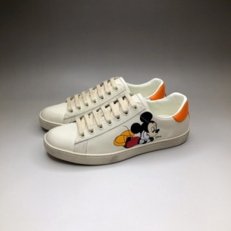 GUCCI 구찌 빈티지 미키마우스 프린트 스니커즈 2018 크루즈 컬렉션