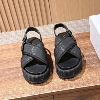 DIOR 디올 D-LANE 플랫폼 샌들