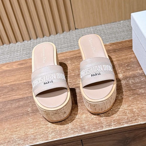 DIOR 디올 플랫폼 슬라이드 슬리퍼