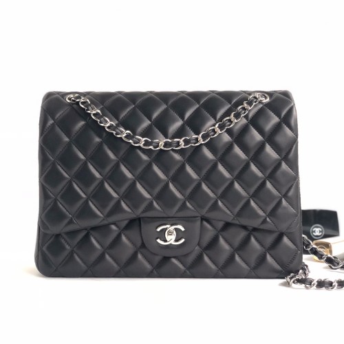 CHANEL 샤넬 CF 램스킨 33cm A1119