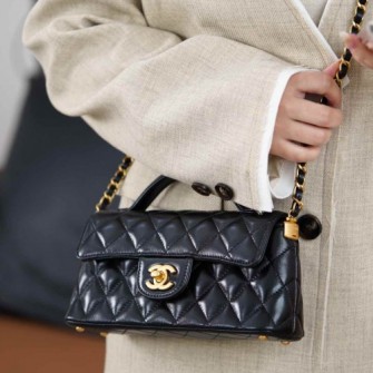 CHANEL 샤넬 램스킨 숄더백 #2506