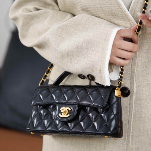 CHANEL 샤넬 램스킨 숄더백 #2506