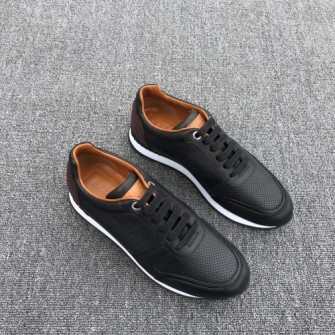 BALLY 발리 멘즈 플레인 카프레더 스니커