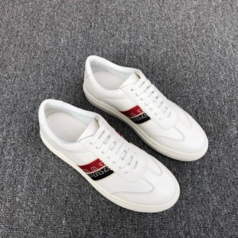 BALLY 발리 멘즈 플레인 카프레더 스니커즈 화이트