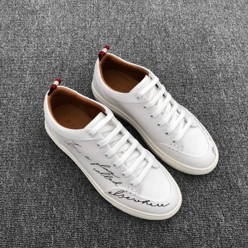 BALLY 발리 멘즈 플레인 카프레더 스니커즈 인 화이트