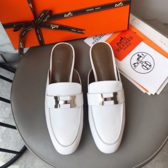 HERMES 에르메스 트로카데로 뮬 네이비