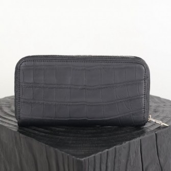 CHROME HEARTS 크롬하츠 지퍼 장지갑(악어가죽)