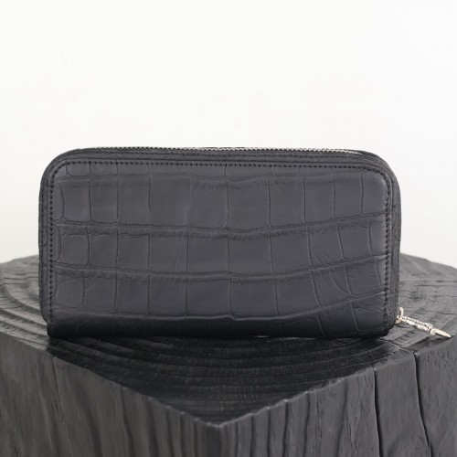 CHROME HEARTS 크롬하츠 지퍼 장지갑(악어가죽)