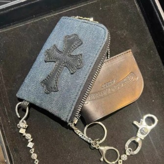 CHROME HEARTS 크롬하츠 반지갑 체인 포함(일반금속,925실버아님)