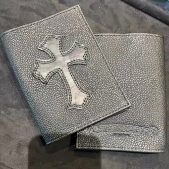 CHROME HEARTS 크롬하츠 여권지갑(소가죽) (일반금속,925실버아님)