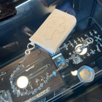 CHROME HEARTS 크롬하츠 반지갑 체인 포함(일반금속,925실버아님)