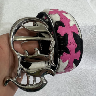 CHROME HEARTS 크롬하츠 벨트 송아지가죽&송아지털 #154751228