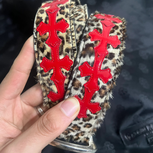 CHROME HEARTS 크롬하츠 벨트 송아지털&송아지가죽 #1651228