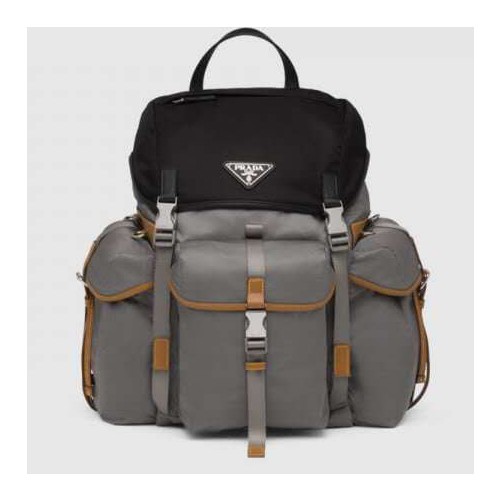 PRADA 프라다 테크니컬 패브릭 앤 사피아노 백팩 남자프라다가방 (2칼라) 2VZ074